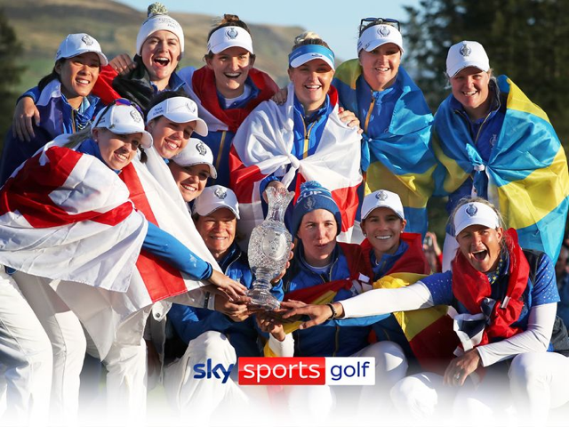 Ladies European Tour pro clips golf fan in face with her driver!